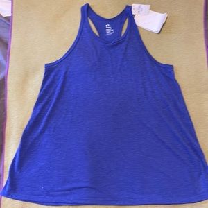 Gap Fit workout tank in blue/purple.